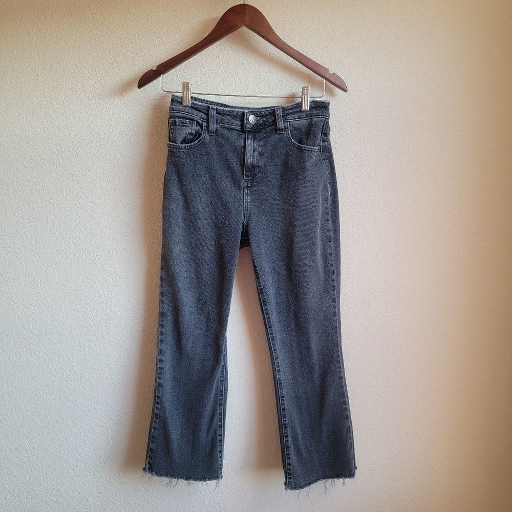 Bdg high rise straight leg jeans black